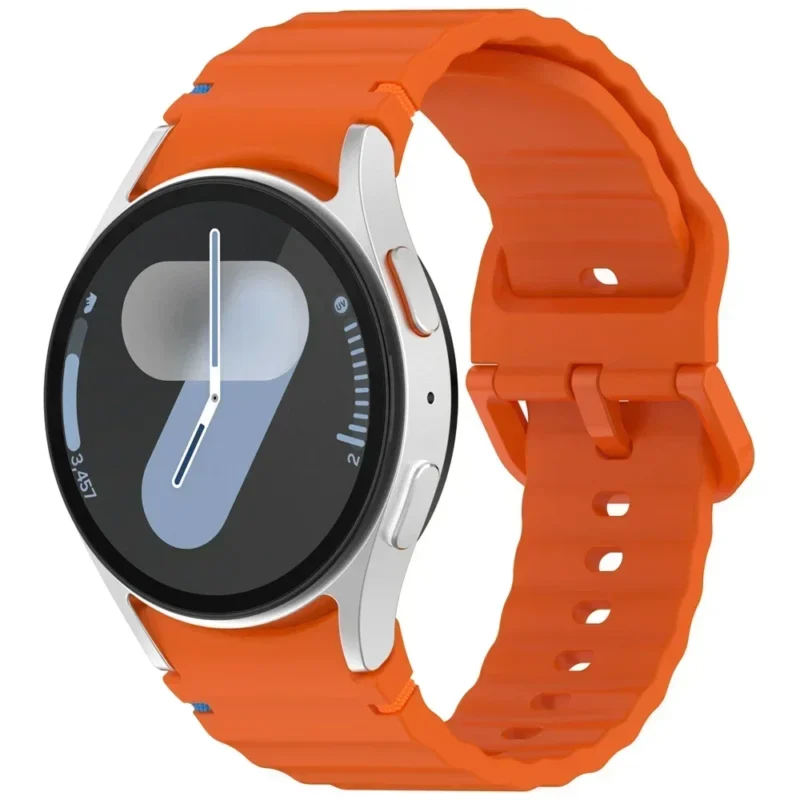 Original Band for Samsung Galaxy watch 7/FE/5 Pro/6/4 classic 44mm 40mm Silicone sport belt bracelet correa Galaxy watch 6 Strap - Imagem 19
