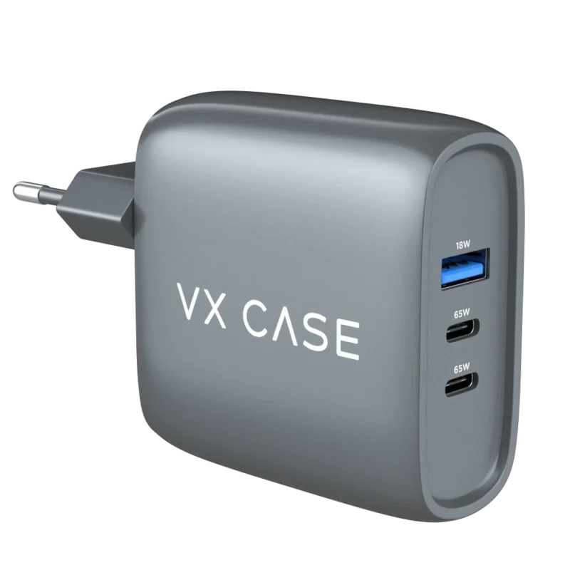 Carregador de Parede Turbo com 1 portas USB + 2 Type-C Turbo 65W - Imagem 2