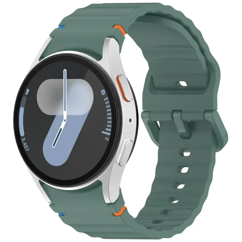 Original Band for Samsung Galaxy watch 7/FE/5 Pro/6/4 classic 44mm 40mm Silicone sport belt bracelet correa Galaxy watch 6 Strap - Imagem 16