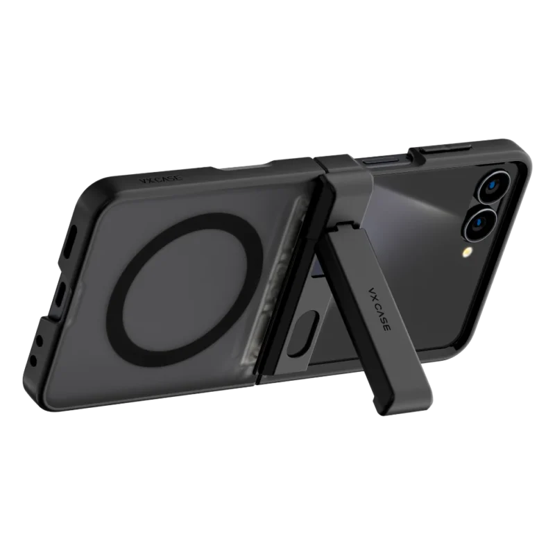 Capa MagSafe Galaxy Z Flip 7 com Suporte Preta - Imagem 3