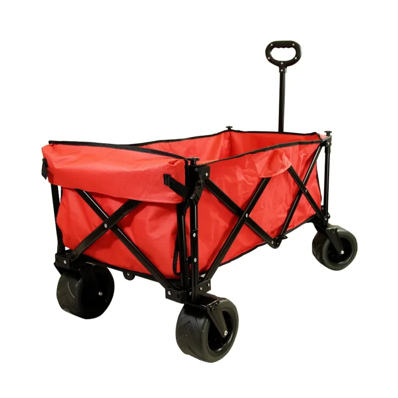 Carrinho NTK Dobrável 80kg Aço Bolsos Laterais - Imagem 2