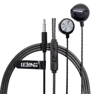 Fone De Ouvido Com Microfone Lelong LE-0209 Preto