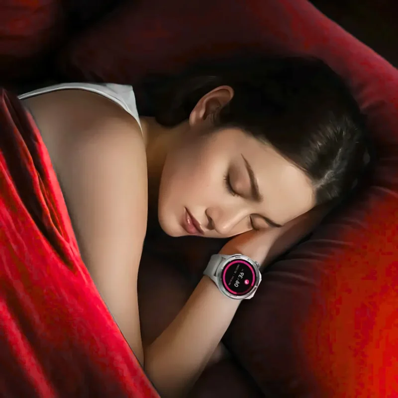 Relógio Smartwatch Haylou Solar Neo Monitor Saúde Silver Caixa Branco Pulseira Cinza Bisel Branco Desenho Da Pulseira Mesh - Imagem 8