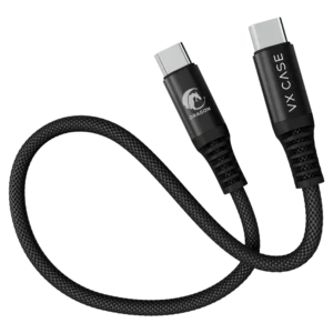 Mini Cabo Dragon USB-C/USB-C 30cm - Preto - VX Case