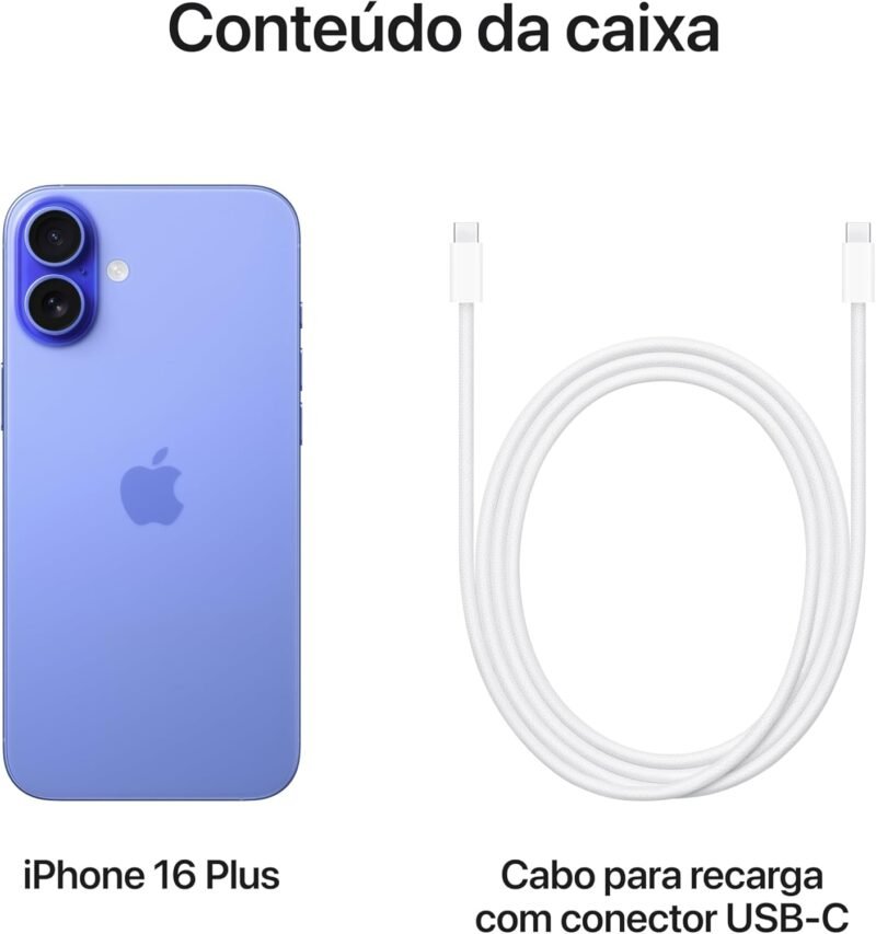 Apple iPhone 16 Plus  – Preto - Imagem 8