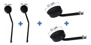 Kit Com 4 Queimadores Simples Fogão Metlabrey Alta Pressao