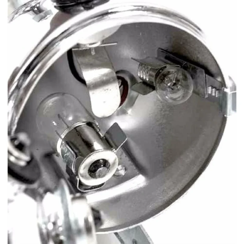 Farol Dínamo Bicicleta Monark 12V 6W Com Lâmpadas Reservas - Imagem 4