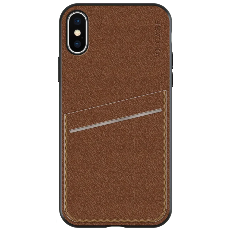 Capa Com Suporte de Cartão para iPhone XS