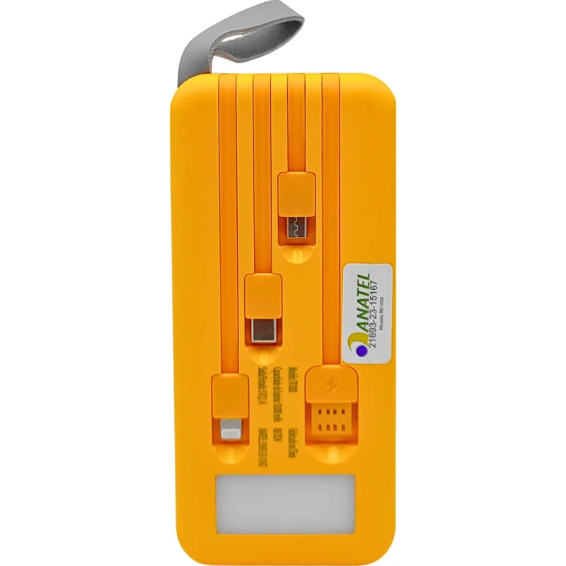Carregador Portátil Power Bank 10000mAh com Display Digital Compacto - Imagem 8