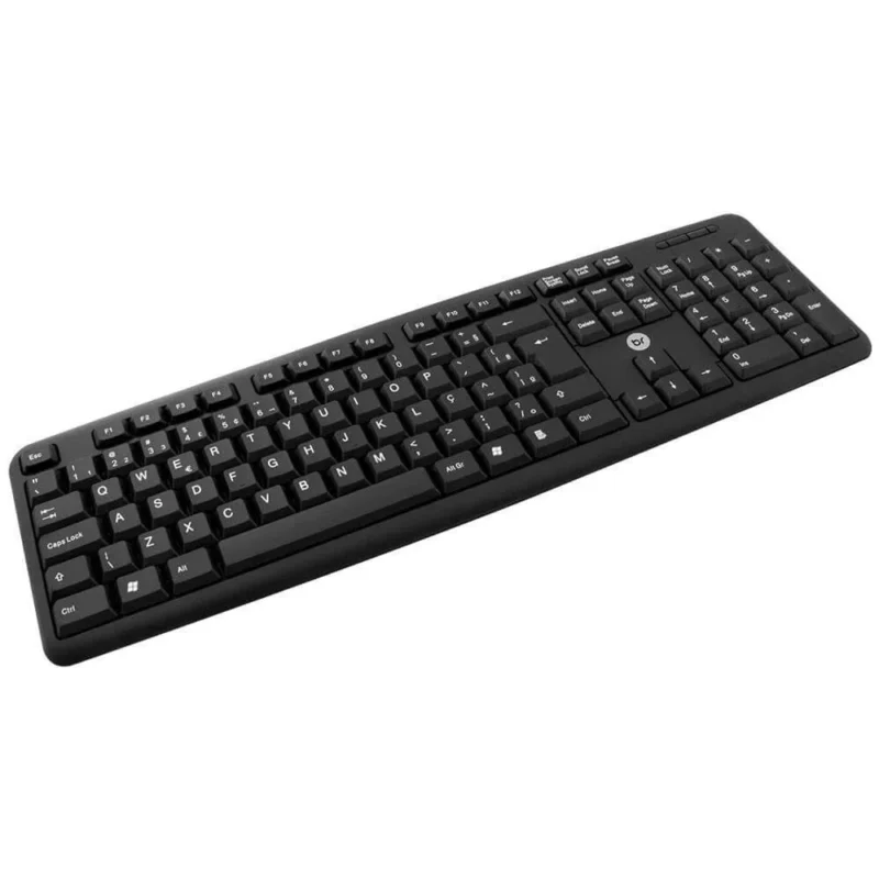 Teclado USB Bright 0014 Basic Preto Padrão ABNT2 - Imagem 2