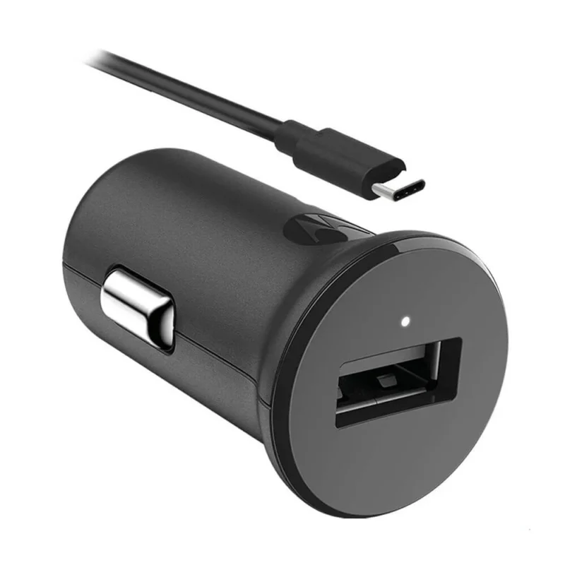 Carregador Veicular Motorola Turbo Power 15W Cabo Micro USB
