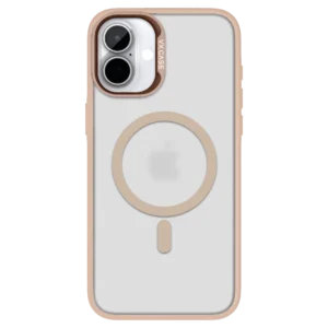 Capa Magsafe para iPhone 16 Plus Rosé Gold com Fundo Fosco - Titanium