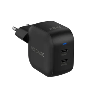 Adaptador de Carga Turbo 2 Tipo-C Striker 48W - Preto