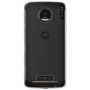 Capa para Moto Z Play de Silicone TPU Transparente