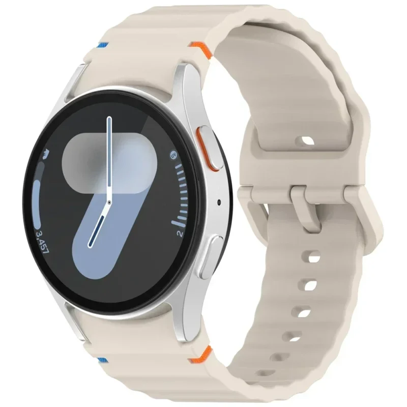 Original Band for Samsung Galaxy watch 7/FE/5 Pro/6/4 classic 44mm 40mm Silicone sport belt bracelet correa Galaxy watch 6 Strap - Imagem 2