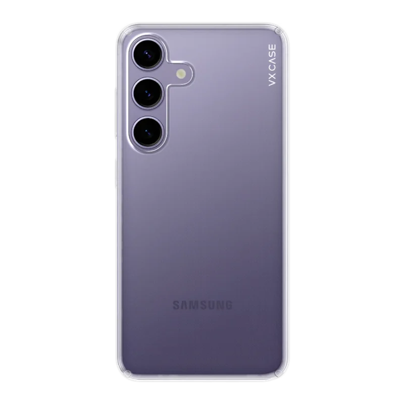 Capa VX Case Galaxy S24 - Transparente - Silicone Rígida