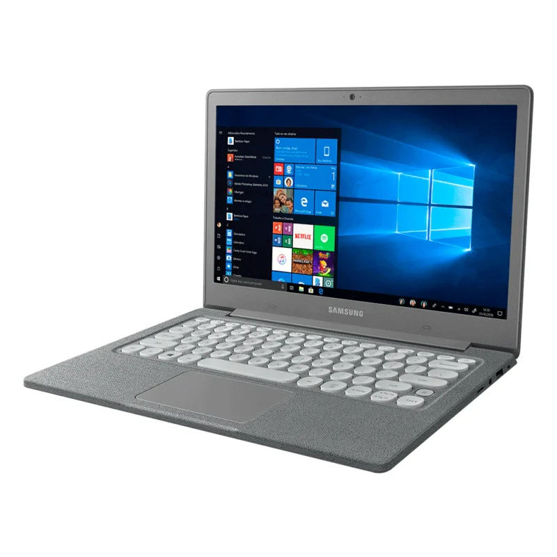 Notebook Usado Samsung Flash F30 Intel Celeron, 4GB RAM, SSD 64GB Tela 13,3" Grafite - Imagem 3