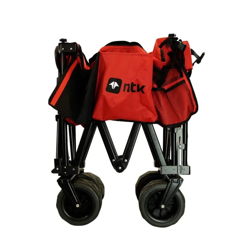 Carrinho NTK Dobrável 80kg Aço Bolsos Laterais - Imagem 5