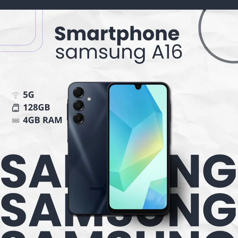 Smartphone Samsung A16 128GB 4RAM 5G Azul Escuro - SM-A166M/DS - Imagem 7