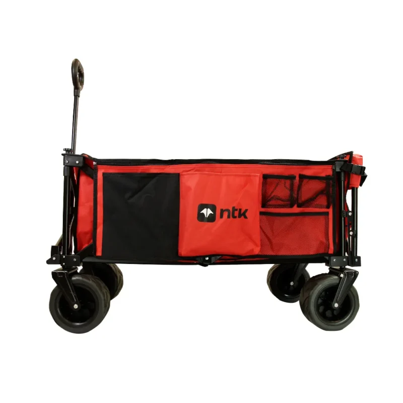 Carrinho NTK Dobrável 80kg Aço Bolsos Laterais - Imagem 3