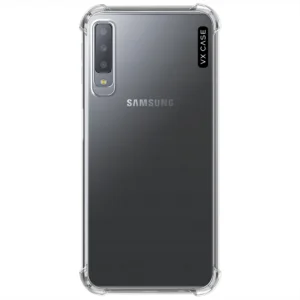 Capa para Galaxy A7 (2018) de Silicone TPU Transparente