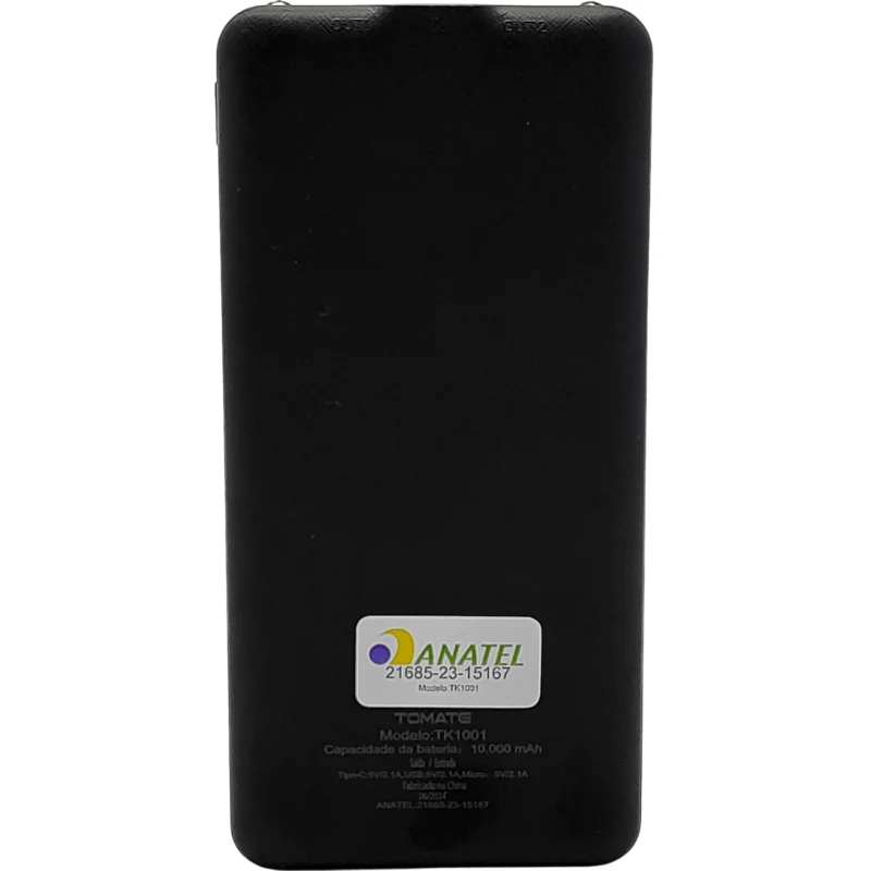 Carregador Portátil Power Bank Tomate 10000 mAh com Display Digital - Imagem 7