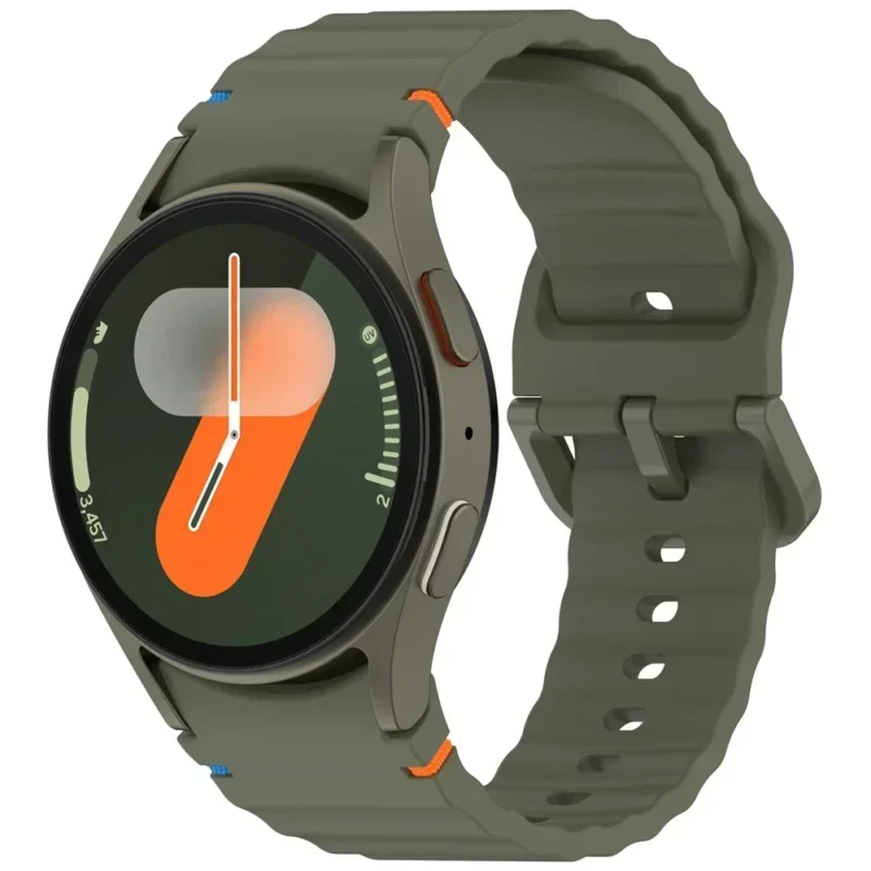Original Band for Samsung Galaxy watch 7/FE/5 Pro/6/4 classic 44mm 40mm Silicone sport belt bracelet correa Galaxy watch 6 Strap - Imagem 15