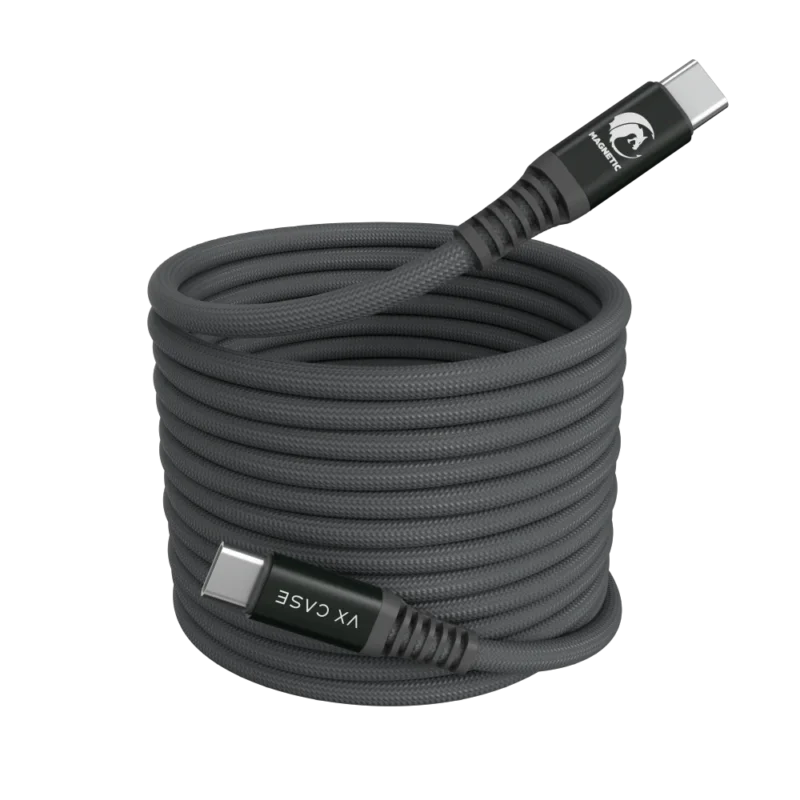 Cabo Magnetic Dragon VX Case 3M Tipo-C / Tipo-C - Chumbo