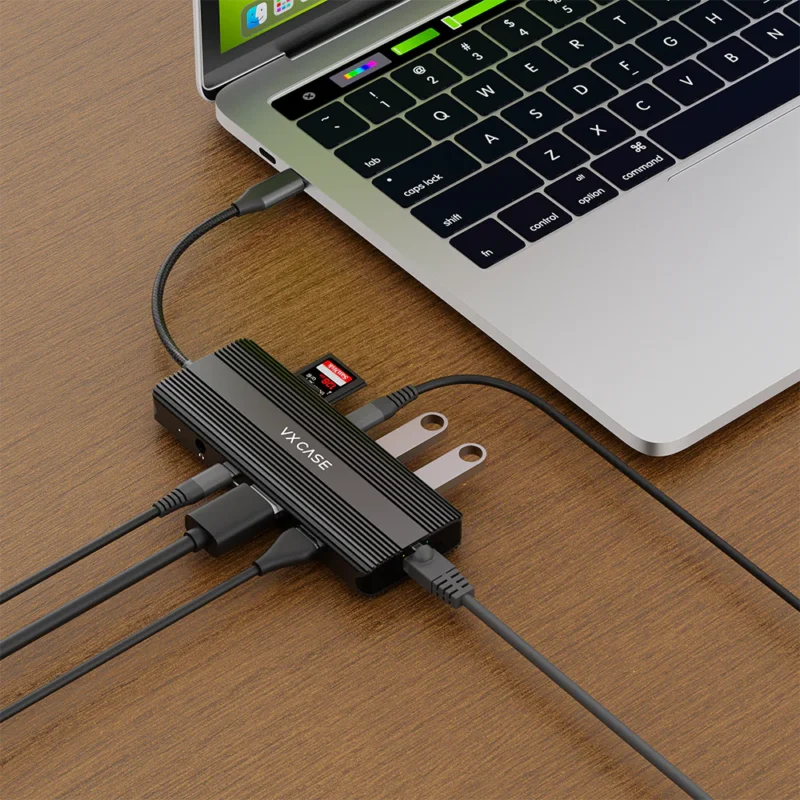 Hub Connect Pro USB-C 10 em 1 VX Case - Imagem 4