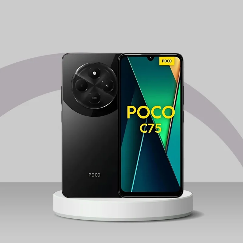 Kit Smartphone Poco C75 256GB 8RAM 4G Preto + Fone de Ouvido Headphone Sem Fio Bluetooth Over-Ear - Imagem 4
