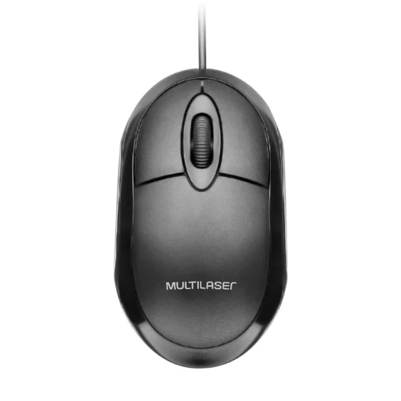 Mouse Multilaser USB Classic Box Preto - MO300 - Imagem 2