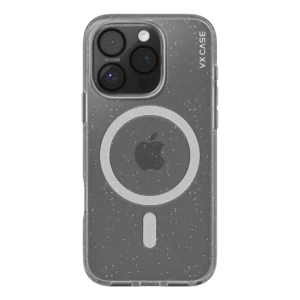 Capa Magsafe iPhone 16 Pro Transparente - Glitter
