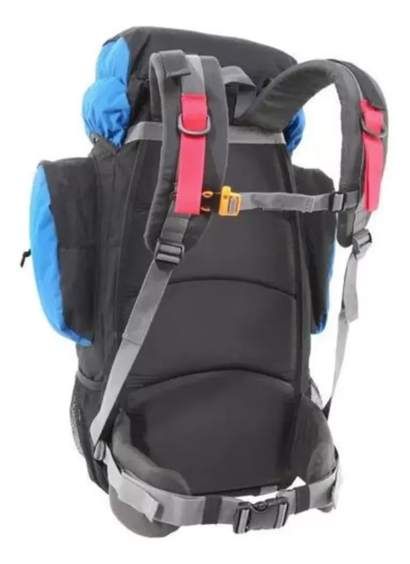 Mochila Intruder Capacidade Para 60 Litros Ntk Azul E Preto - Azul - Imagem 8
