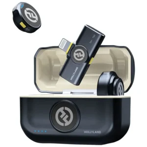 Microfone Hollyland Lark M2 Lapela Sem Fio Lightning C/ Case