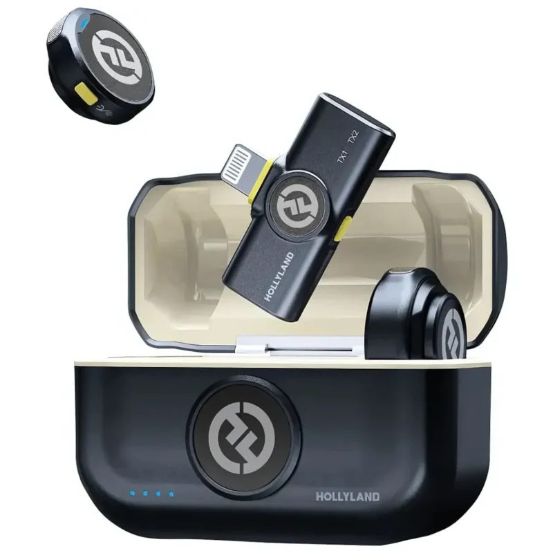 Microfone Hollyland Lark M2 Lapela Sem Fio Lightning C/ Case