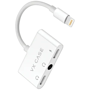 Adaptador Lightning P2 e Duplo Lightning VX Case