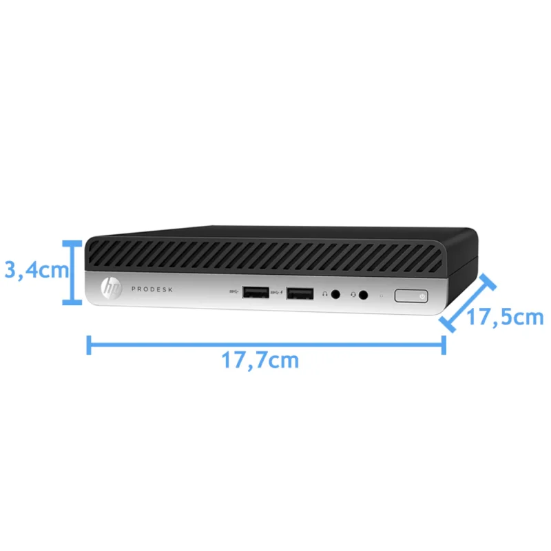 Mini Computador Usado HP ProDesk 400 G5 Intel Core i5 8GB RAM SSD 240GB Windows 11 - Imagem 3