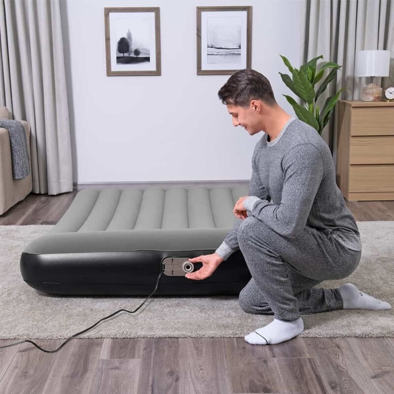 Colchão Inflável Casal Queen Tritech Elétrico +bolsa Bestway 110v - Imagem 2