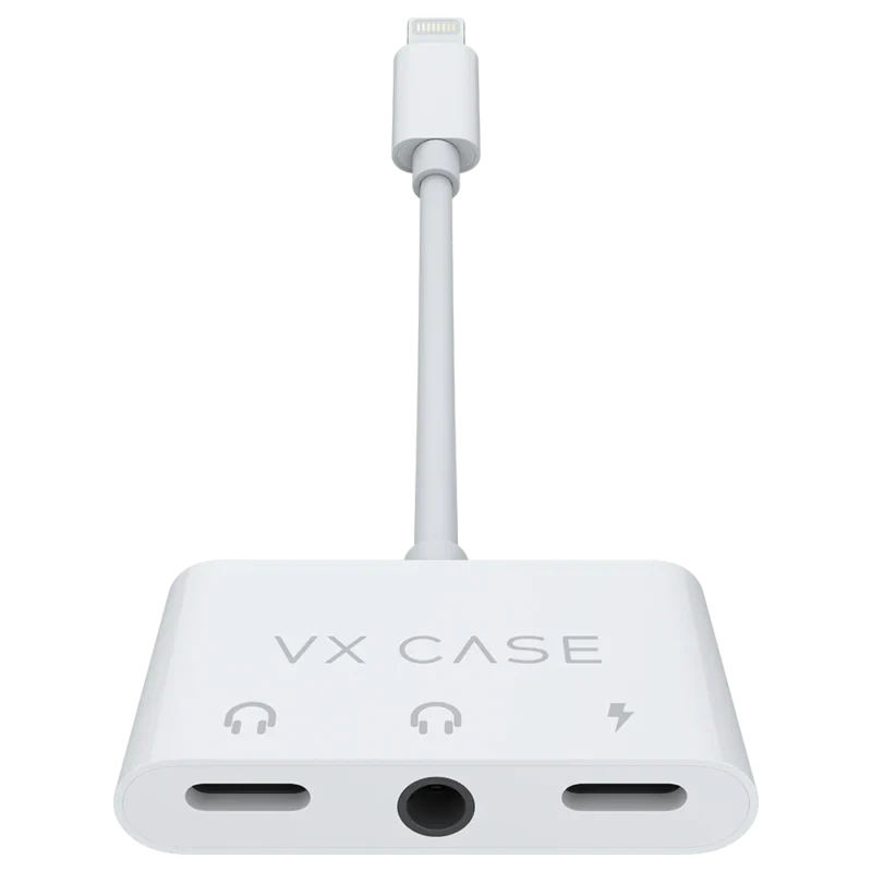Adaptador Lightning P2 e Duplo Lightning VX Case - Imagem 3
