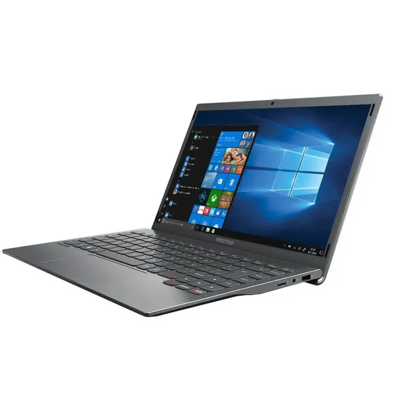 Notebook Usado Positivo Motion Gray Q4128C Intel Atom X5 4GB RAM SSD 120GB Tela 14" HD Windows 10 - Imagem 2
