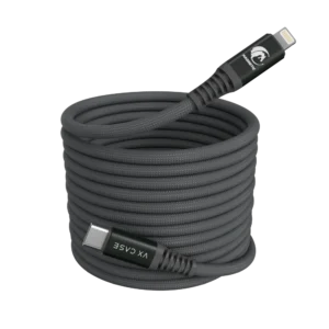Cabo Magnetic Dragon 3M Tipo-C / Lightning - Chumbo