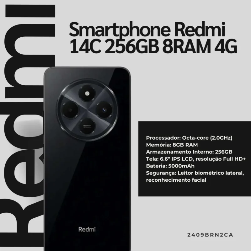 Smartphone RDM 14C 256GB 8RAM 4G Preto - Imagem 8