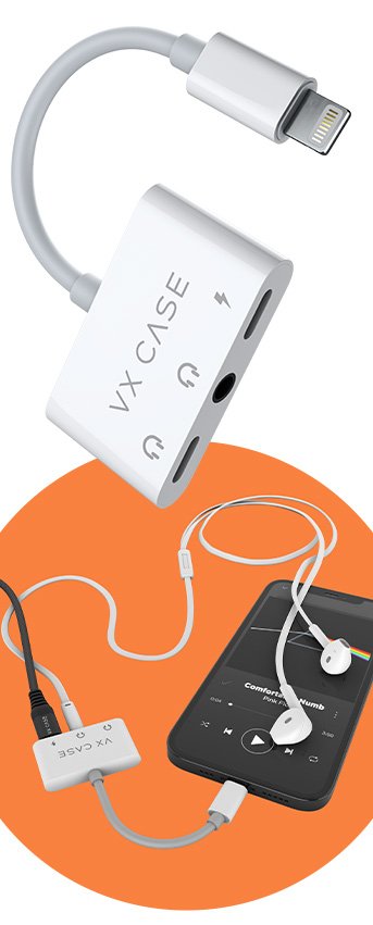 Adaptador Lightning e suas entradas